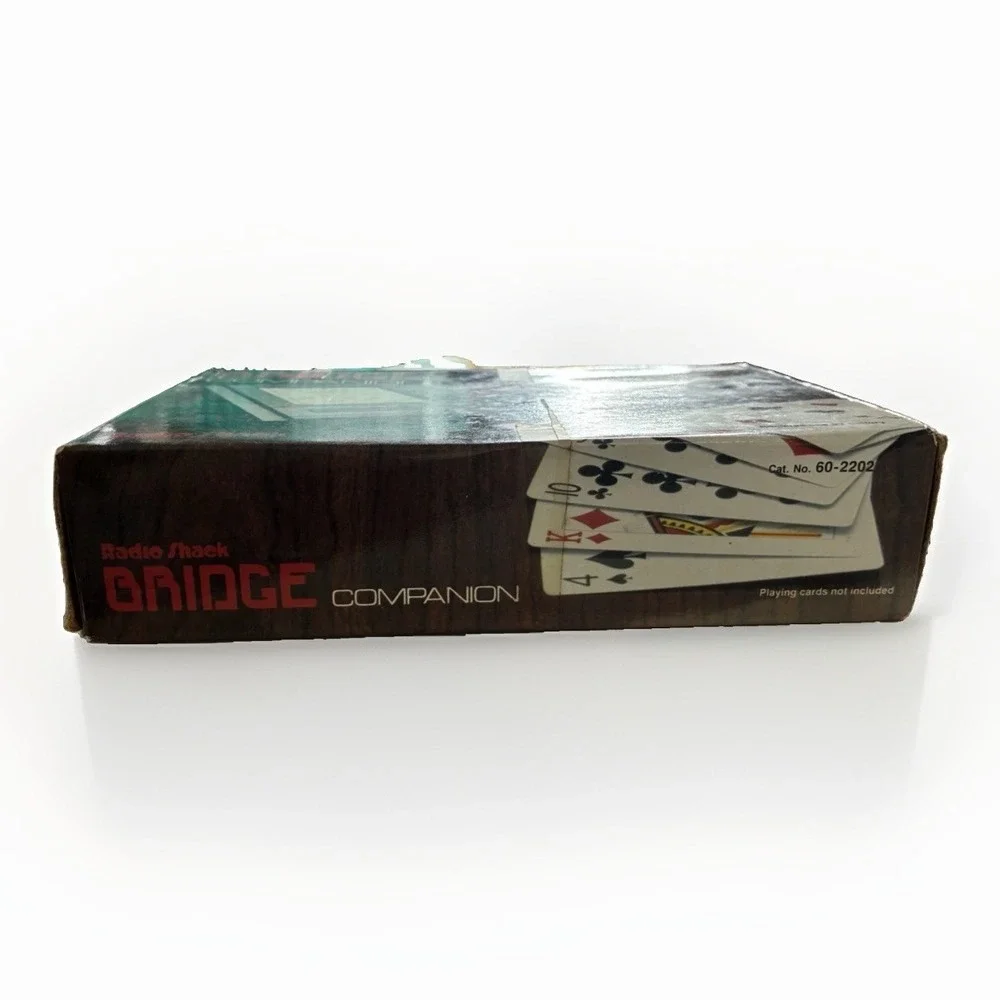 New In Box Radio Shack Bridge Companion Electronic Handheld Game Vintage Toy